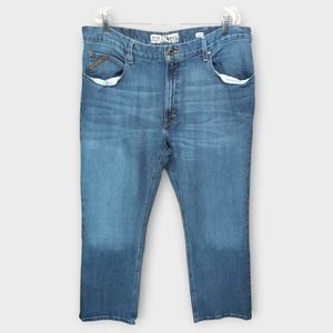 Mens ARIAT Legacy M4 Relaxed Bootcut Blue Jeans Size 40x29